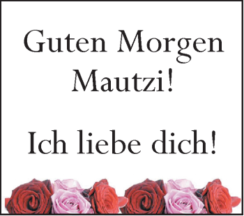 Glückwunschanzeige von Mautzi  von Nordwest-Zeitung