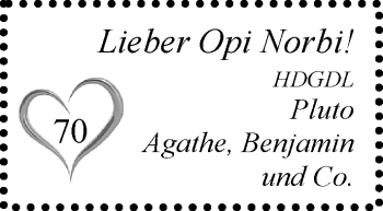 Glückwunschanzeige von Norbi  von Nordwest-Zeitung