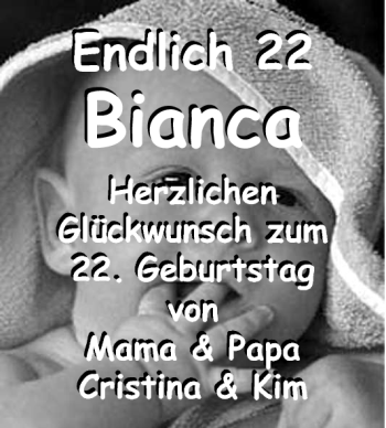 Glückwunschanzeige von Bianca  von Nordwest-Zeitung