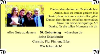 Glückwunschanzeige von Röhr Roland von Nordwest-Zeitung