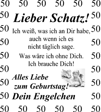 Glückwunschanzeige von Schatz  von Nordwest-Zeitung