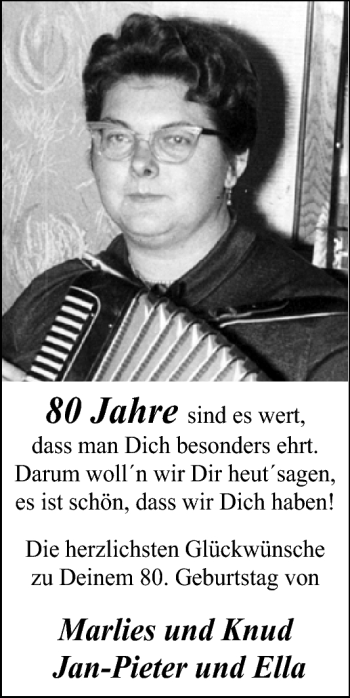 Glückwunschanzeige von Gertrud  von Nordwest-Zeitung