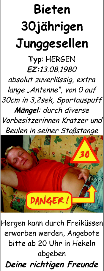 Glückwunschanzeige von Hergen  von Nordwest-Zeitung