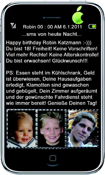 Glückwunschanzeige von Robin Katzmann von Nordwest-Zeitung