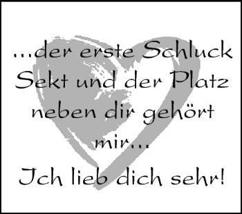 Glückwunschanzeige von Schluck Sekt von Nordwest-Zeitung