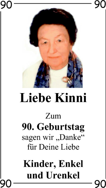 Glückwunschanzeige von Elisabeth Ropertz von Nordwest-Zeitung