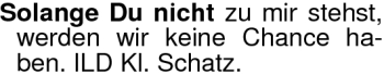 Glückwunschanzeige von Schatz  von Nordwest-Zeitung