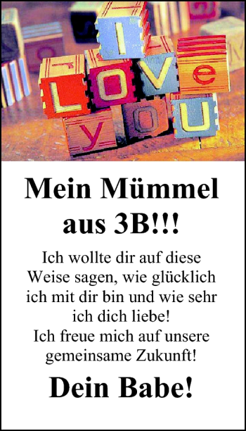 Glückwunschanzeige von Mümmel  von Nordwest-Zeitung