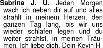 Glückwunschanzeige von Sabrina  von Nordwest-Zeitung