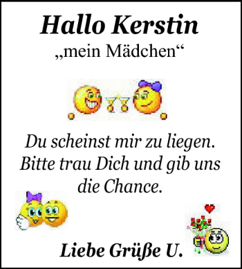 Glückwunschanzeige von Kerstin  von Nordwest-Zeitung