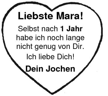Glückwunschanzeige von Mara  von Nordwest-Zeitung