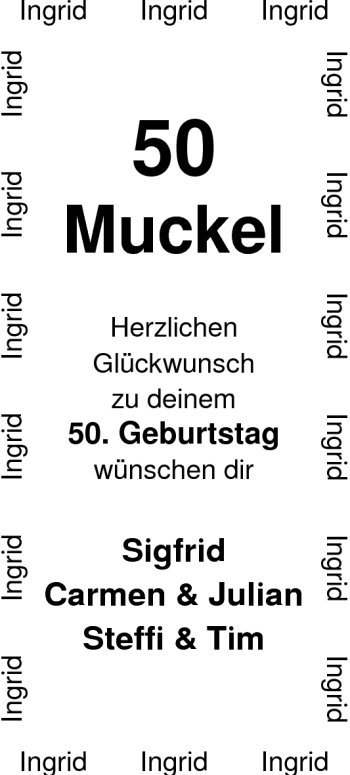 Glückwunschanzeige von Ingrid  von Nordwest-Zeitung
