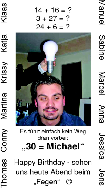 Glückwunschanzeige von Michael  von Nordwest-Zeitung