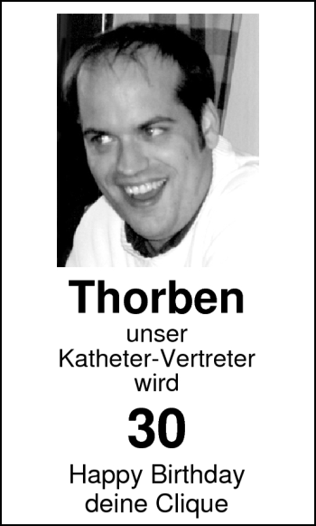 Glückwunschanzeige von Thorben  von Nordwest-Zeitung