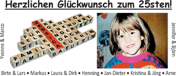 Glückwunschanzeige von Jessica  von Nordwest-Zeitung