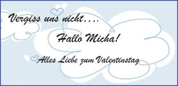 Glückwunschanzeige von Micha  von Nordwest-Zeitung