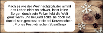 Glückwunschanzeige von   von Nordwest-Zeitung