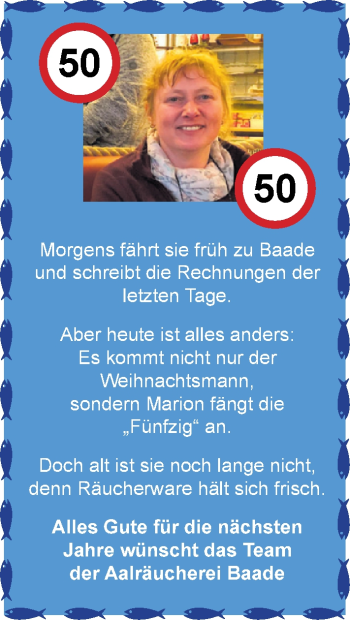 Glückwunschanzeige von   von Nordwest-Zeitung