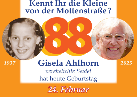 Glückwunschanzeige von Gisela Seidel von Nordwest-Zeitung