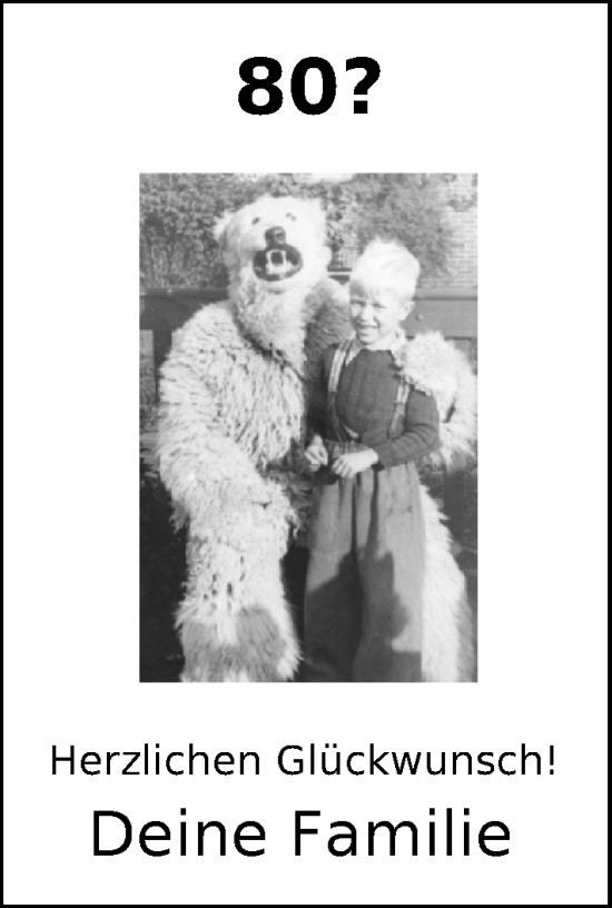 Glückwunschanzeige von Hannes Thoben von Nordwest-Zeitung