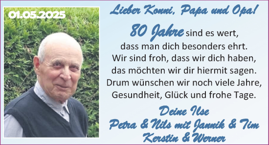 Glückwunschanzeige von Konni  von EZ