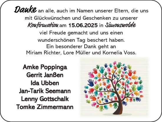 Glückwunschanzeige von   von EZ