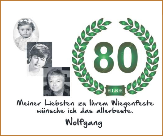 Glückwunschanzeige von Elke Niehage von Nordwest-Zeitung