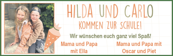 Glückwunschanzeige von Hilda und Carlo Thiele und Lehnort von Nordwest-Zeitung