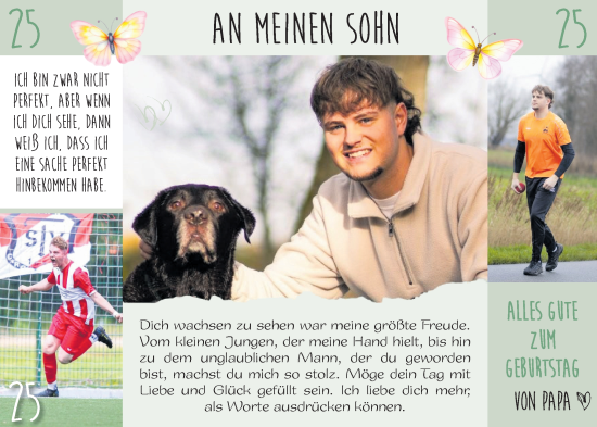 Glückwunschanzeige von Sohn  von BM